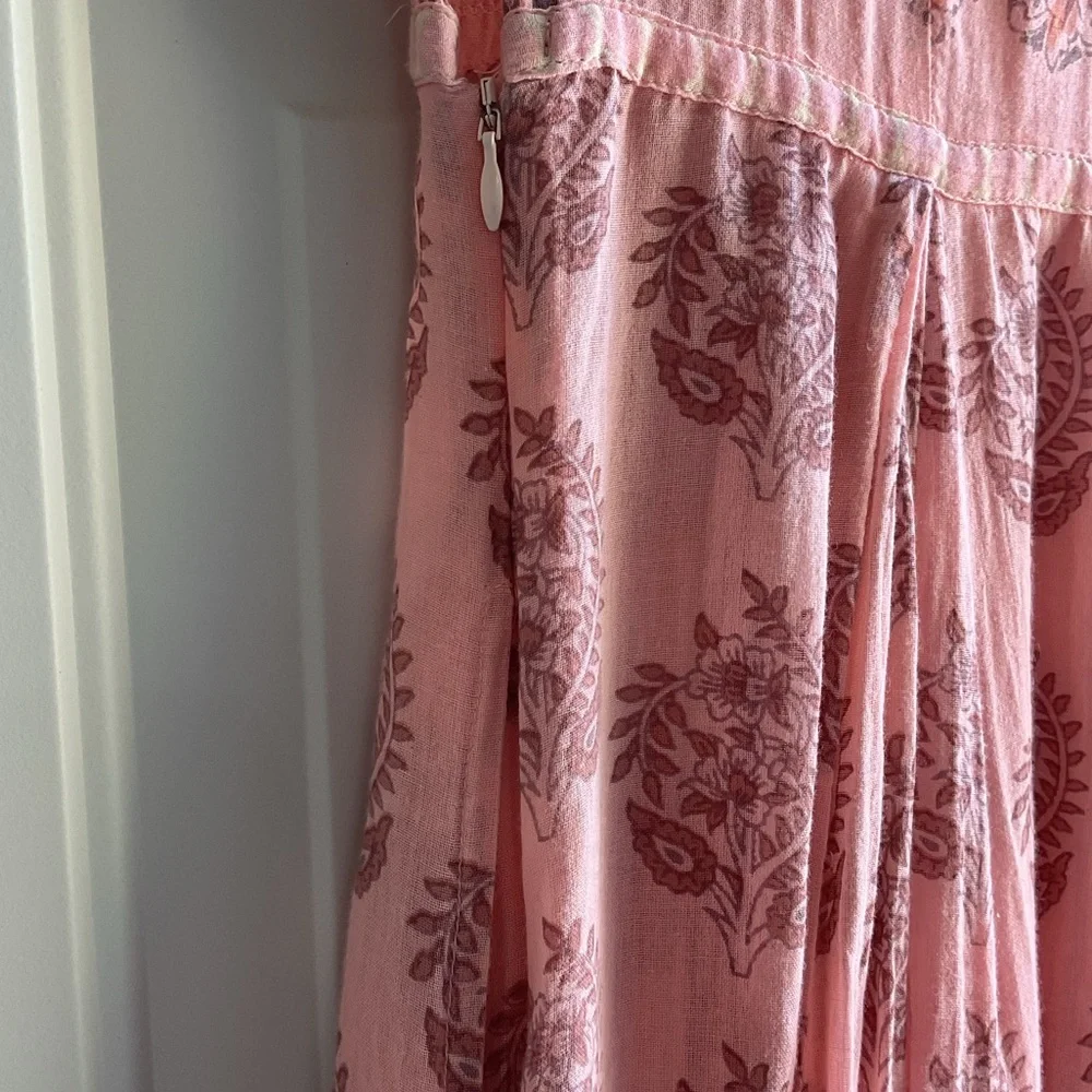 Free People Dusty Pink Floral Maxi Dress - Picture 4 of 10